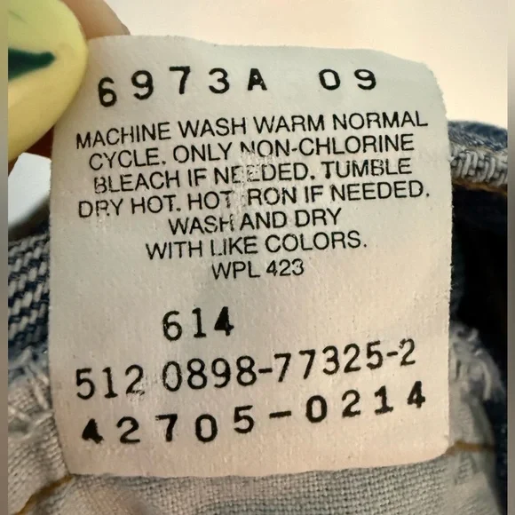 NEW Vintage Levi 505 Student Fit Denim Jeans, Orange Tag - Picture 8 of 13